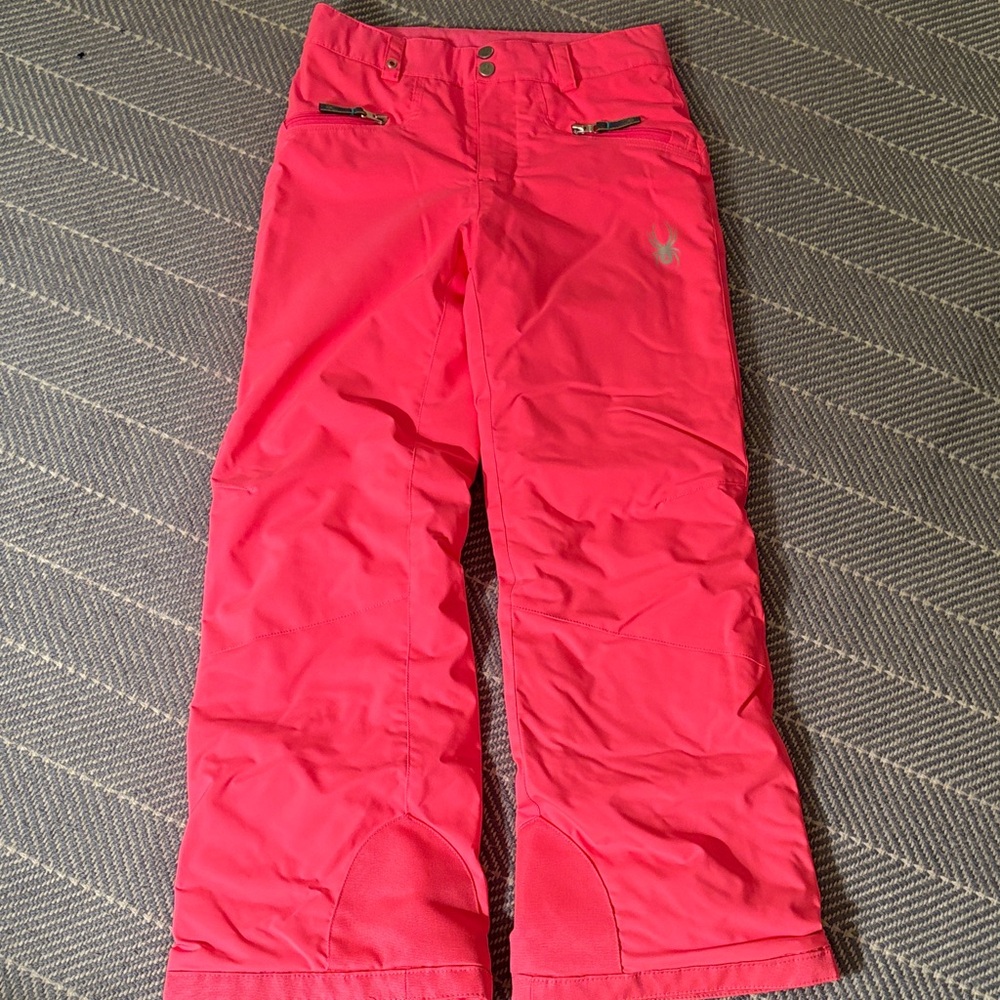 Spyder Kids Bright Pink Snow Pants